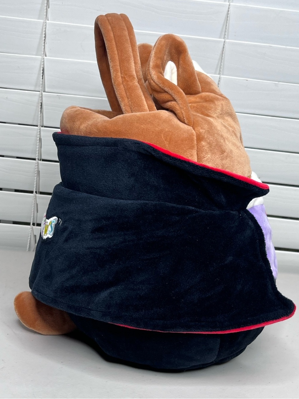 NWT Squishmallows Reginald the Vampire Corgi Treat Pail Soft Plush Bucket - Picture 5 of 14
